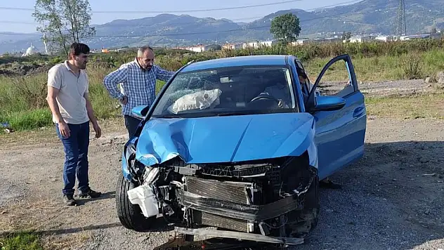 Samsun'da trafik kazası: 1 yaralı