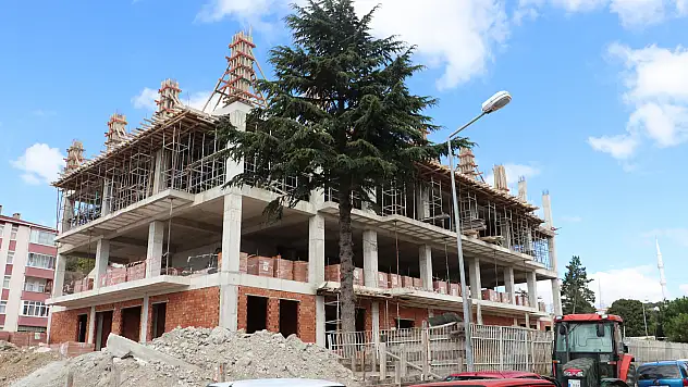 Havza'da hükümet konağı inşaatı devam ediyor