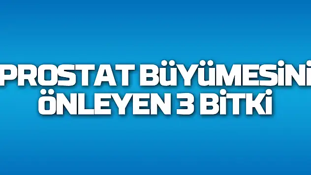 Prostat büyümesini önleyen 3 bitki: 'Domates, nar ve çay'
