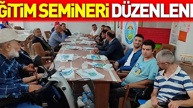 Salıpazarı'nda engellilere yönelik eğitim semineri düzenlendi.