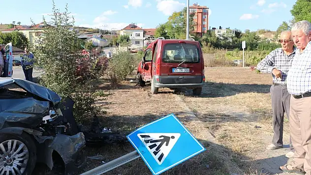 Samsun'da korkutan trafik kazası: 3 yaralı