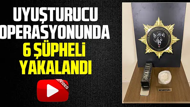 Samsun'daki uyuşturucu operasyonunda 6 şüpheli yakalandı