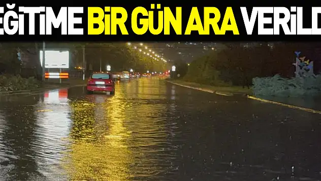 Samsun'da yağış nedeniyle eğitime bir gün ara verildi