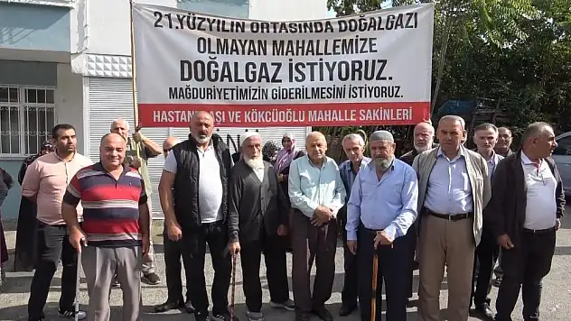 Samsun'un 2 mahallesi 20 yıldır doğalgaz bekliyor