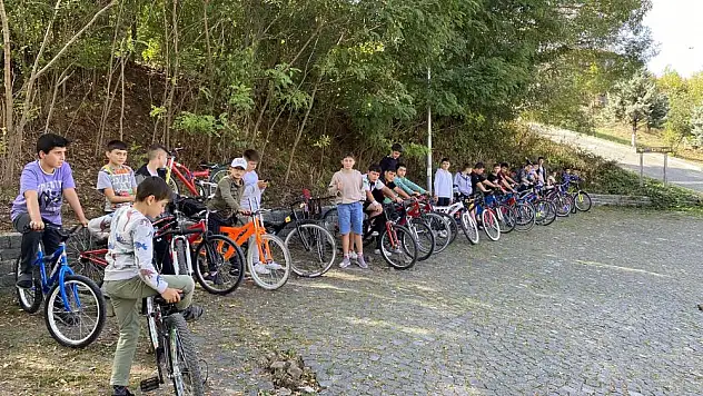 Kavak'ta bisiklet etkinliği