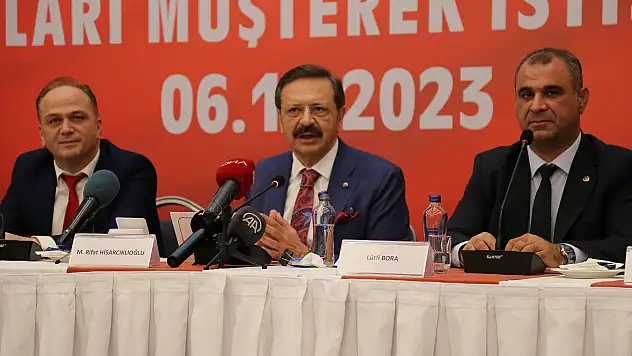 TOBB Başkanı Hisarcıklıoğlu, Tokat Oda Borsa Müşterek İstişare Toplantısı'nda konuştu: