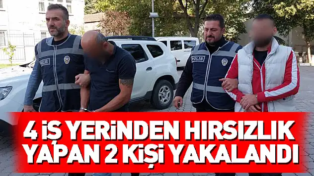 Samsun'da 4 iş yerinden hırsızlık yapan 2 kişi yaralandı