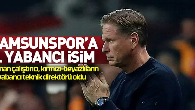 Samsunspor'a 9. yabancı isim