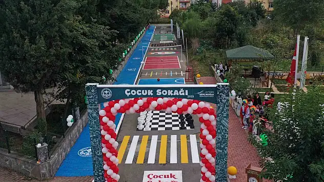 Giresun'a Çocuk Sokağı Açıldı