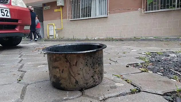 Tencere yandı 1kişi yaralandı