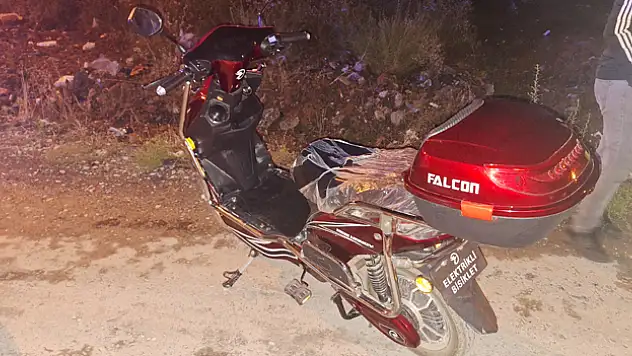 elektrikli bisiklet sürücüsü yaralandı