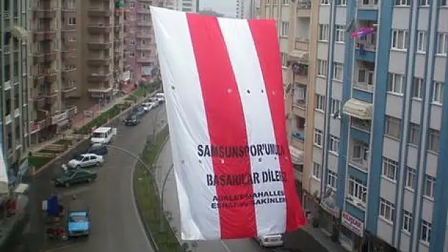 O düdük Samsunspor bayrağı için çaldı