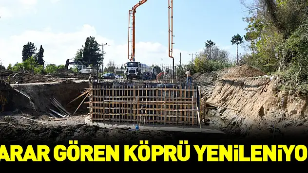 zarar gören köprü yenileniyor