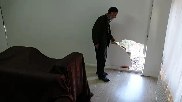 daireler zarar gördü