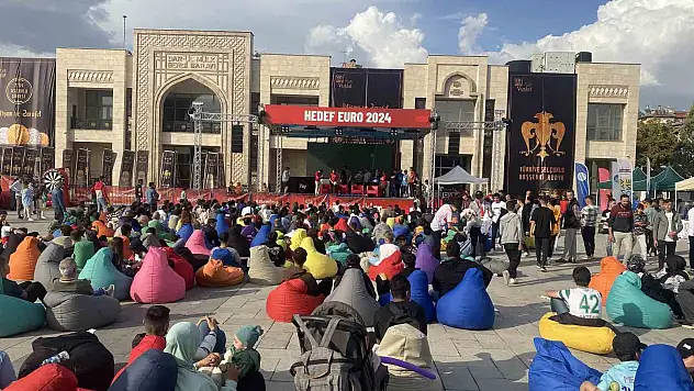 Konya'da milli maç heyecanı