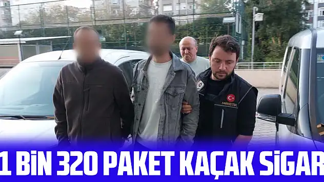 21 Bin 320 paket kaçak sigara