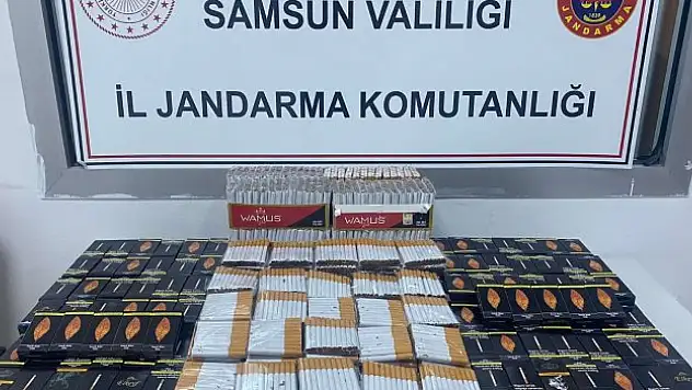 Kaçak sigara operasyonlarına 2 zanlı yakalandı
