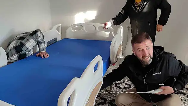 yatalak hastalara ücretsiz hasta yatağı dağıtıldı