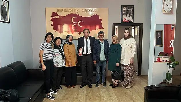 Şehit ailelerinden ve gazilerden MHP'ye Ziyaret
