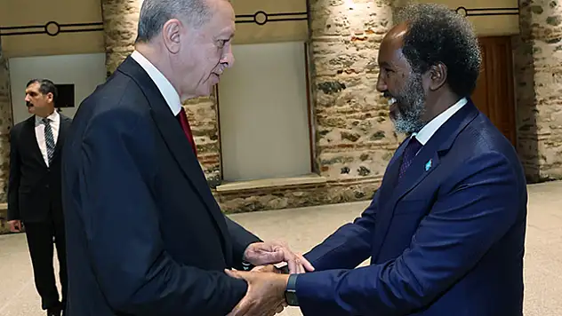 Erdoğan Somali Cumhurbaşkanı Mahmud ile görüştü