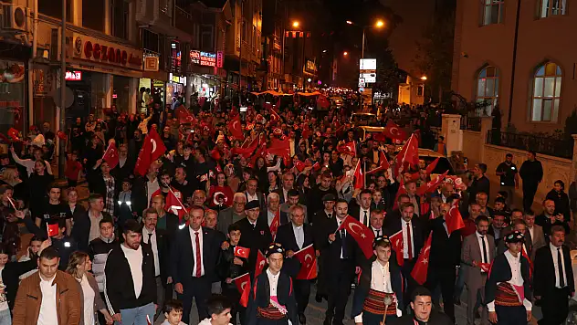 Havza'da Fener Alayı Yürüyüşü