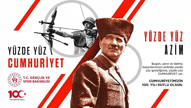 Spor camiasından 100. yıl paylaşımları