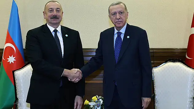 Cumhurbaşkanı Erdoğan, Aliyev ile görüştü