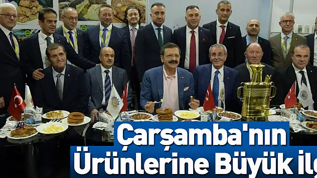 Çarşamba'nın Ürünlerine Büyük İlgi