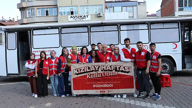 Havza'dan Türk Kızılay'ına 128 ünite kan bağışı