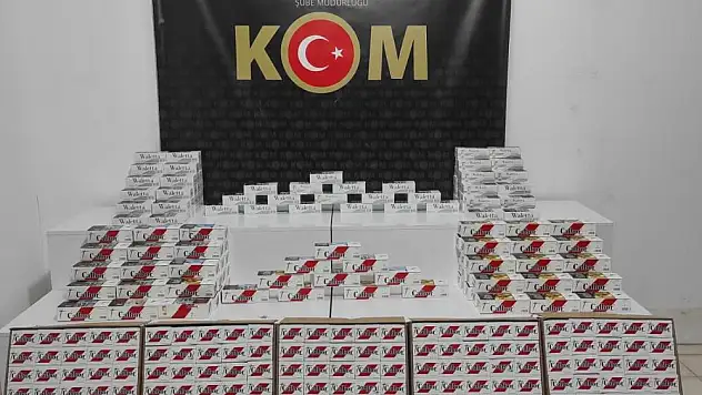 Samsun'da 90 bin boş makaron ele geçirildi