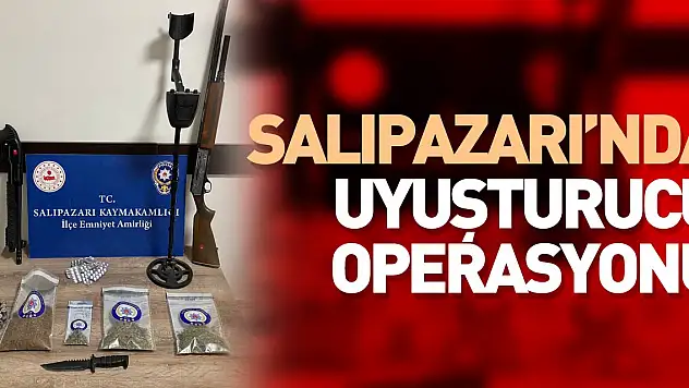 Salıpazarı'nda Uyuşturucu Operasyonu