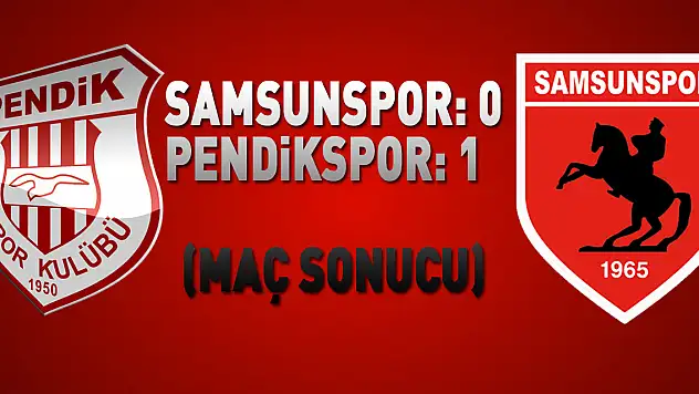 Pendikspor: 1 - Samsunspor: 0 (Maç sonucu)