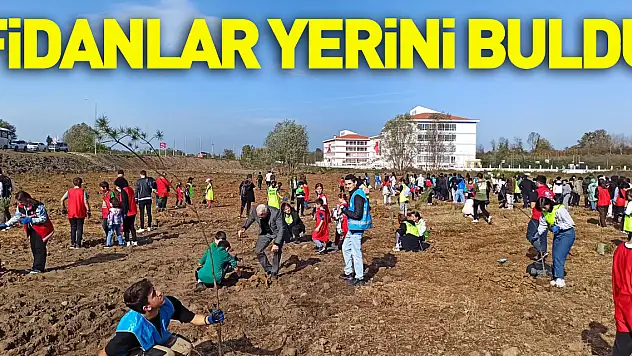 FİDANLAR YERİNİ BULDU