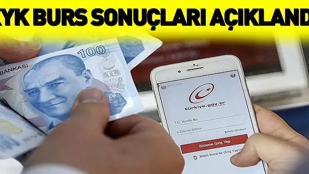 KYK burs sonuçları açıklandı