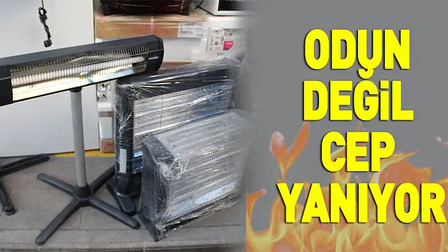 Odun değil Cep yanıyor