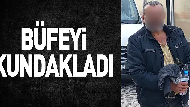 Büfeyi kundaklayan şahıs tutuklandı