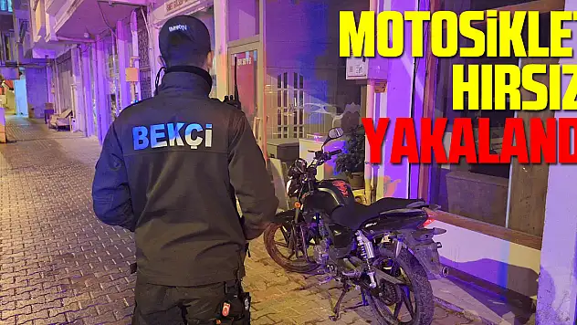 Motosiklet Hırsızı Yakalandı