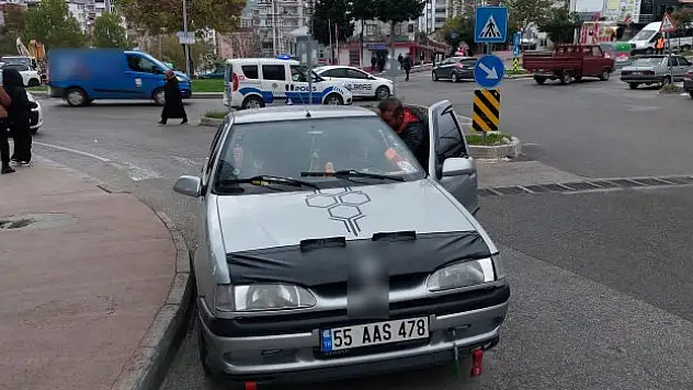 Karşı Karşıya geçerken hastanelik oldu