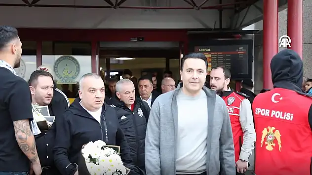 Beşiktaş kafilesi Samsun'da