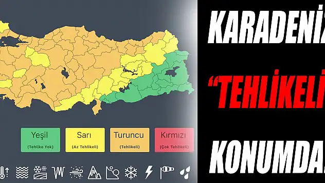 KARADENİZ 'TEHLİKELİ' KONUMDA!