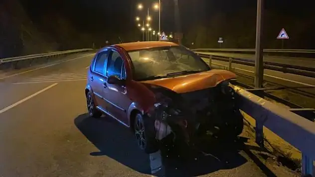 Kendini orta refüjde buldu