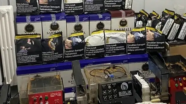 Kaçak tütün ve sigara operasyonunda bir zanlı yakalandı