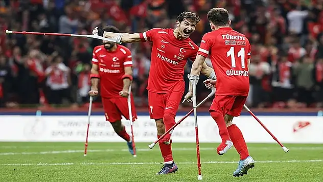Türkiye, ampute futbolda 'dünya 1 numarası'
