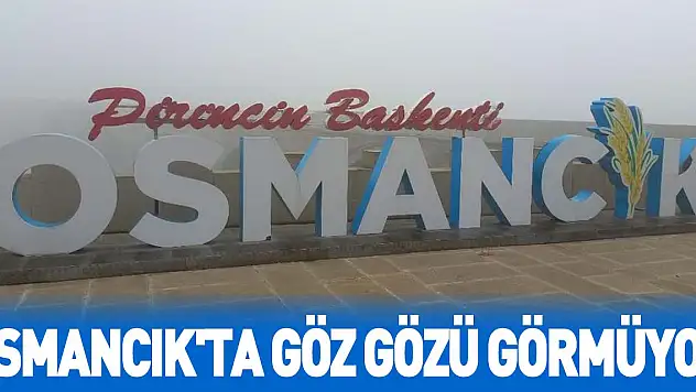 Osmancık'ta göz gözü görmüyor
