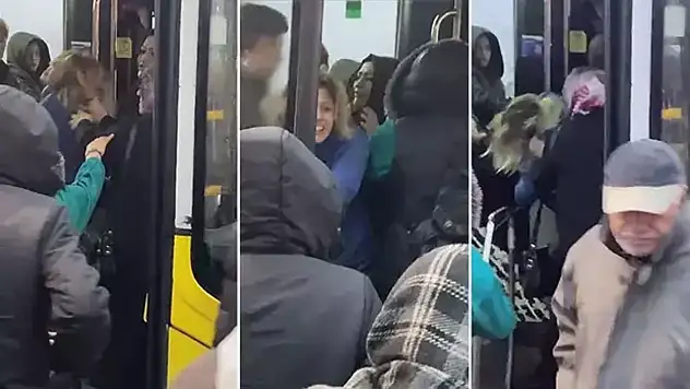 Otobüste Saç Saça Kavga