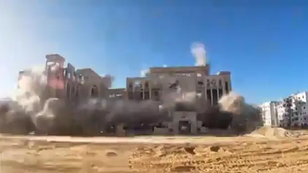 İsrail Adliye Binasını Havaya Uçurdu