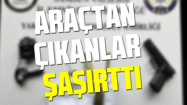 Araçtan Çıkanlar Şaşırttı