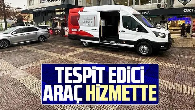 Tespit edici araç hizmette