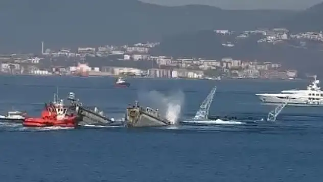 İzmit Körfez'inin ortasında can pazarı