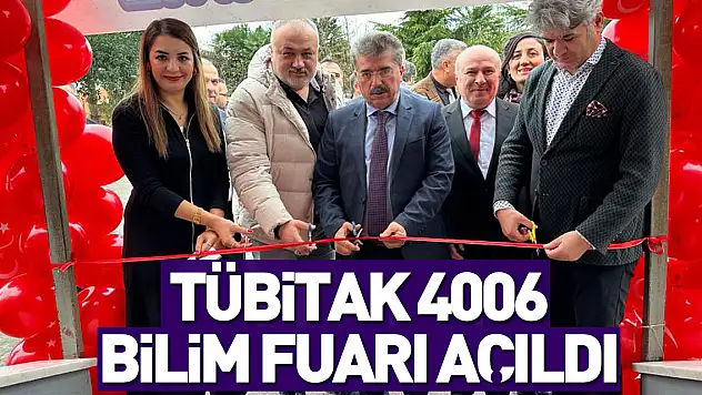 ÇARŞAMBA'DA TÜBİTAK 4006 BİLİM FUARI AÇILDI